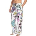thumbnail image 2 of Disketp Summer With Flamingo Men'S Pajama Pants - Ultra Soft Fleece Sleep And Lounge Pants (Size: S-Xxl), 2 of 9