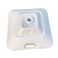 thumbnail image 3 of Base para Sombrilla Soporte de Pie Base Portátil Soporte para Exteriores Rellenable para añadir Peso Adicional Y Mantener El Mástil Firme Adecuado Pa Blanco 30L, 3 of 8