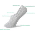 thumbnail image 2 of Womens No Show Socks Non Slip Flat Boat Line Low Cut Socks (6-12 Packs), 2 of 5