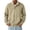 11-Beige, variant on LEKWK Men's Full Zip Up Hoodie Jacket Heavyweight Warm Sweatshirt Plaid Flannel Lined Hooded Outerwear with Pockets Casual Relaxed Fit Thermal Coat for Fall Winter Work