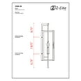thumbnail image 2 of Z-Lite 2 Light Outdoor Wall Sconce in Black, 2 of 9