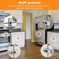 thumbnail image 4 of Cerraduras para nevera dorabaliy Baby Proofing, paquete de 5, color gris, 4 of 9