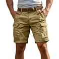 thumbnail image 2 of Dresfit Mens Cargo Shorts Big and Tall Knee Length Carpenter Shorts Summer 2026 Stretch Baggy Short Pants Loose Fit Elastic Waist Work Shorts (no belt) 3XL, 2 of 6