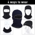 thumbnail image 5 of Harhinhe Máscara facial de punto de cara completa Máscara de esquí con forro polar de invierno para hombres y mujeres Favores de invierno, 5 of 5