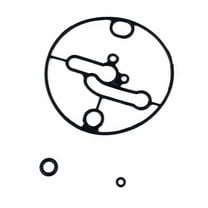 10 Pack Carburetor Bowl Gasket Lawn Mower Parts for 698781 for Nikki Carb Carburetor Float Bowl Gasket O-ring Seal