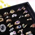 thumbnail image 4 of Dalazy 100 Slots Ear Studs Ring Brooches Pin Storage Box Organizer Show Holder Jewelry Display Case, 4 of 8