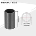 thumbnail image 2 of 6 Pack Sleeve Bearing Plastic Bushings ID 10mm x OD 12mm x Length 20mm POM Wrapped Oilless Bushing, Black, 2 of 7