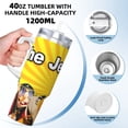 thumbnail image 4 of Lsque Sml Jeffy Pattern 40 OZ Ice Bully Cup with Handle and Straw, Double Wall Stainless Steel Tumbler Travel Coffee Cup with Lid for Christmas Present, 4 of 8
