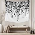 thumbnail image 5 of Grey Eucalyptus Tapestry for Bedroom Wall Hanging Tapestry, Gradient Retro Watercolor Leaves Ceiling Backdrop Tapestries Poster Blanket Wall Decor for Teens Room Living Room Dorm 59" x 90", 5 of 8