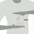 thumbnail image 2 of Hello Hobby Paintable French Bulldog Figure, White Ceramic 6" to Paint, Craft Base, 2 of 8