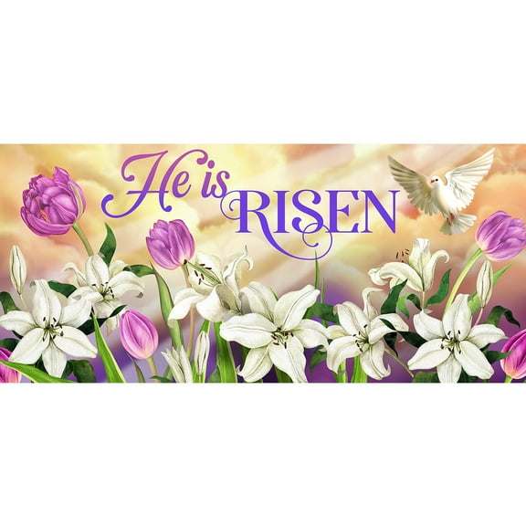 Briarwood Lane He Is Risen Lillies Mini Mat