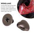 thumbnail image 3 of 20Pcs 8mm Heart Shape Rivets, Decorative Stud Rivets, Metal Heart Shape Screwback Leather Rivets for Clothing, Bag, Shoes, Belt, Handbag, Purse, Fabric & Leather Crafting, 3 of 7