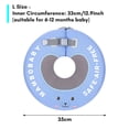 thumbnail image 2 of Aro de natación Mambobaby B502 flotador no inflable para el cuello, anillo para la cabeza, flotador, anillo de natación, juguetes, entrenador de natación para piscina, bañera, bebés de 6 a 12 meses Mambobaby Aro de natación, 2 of 7