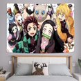 thumbnail image 4 of Tapiz de anime para colgar en la pared, fondo de anime, decoración de fiesta de anime, pancarta para sala de estar y dormitorio, 50 x 60 pulgadas, 4 of 5