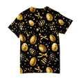 thumbnail image 6 of Staki Girls Easter Shirt Toddler Girls Easter Shirts Cute Bunny Tshirts Happy Easter Tees Cotton Short Sleeve Tops 1-9Y 10-13Y(Black,12-13 Years), 6 of 6