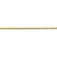 thumbnail image 3 of 14k Yellow Gold 2mm Solid Diamond Cut Rope Chain w/ Lobster Clasp 28", 3 of 5