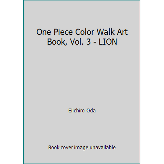 Pre-Owned One Piece Color Walk Art Book, Vol. 3 - LION (Unknown) 4088595386 9784088595382