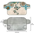 thumbnail image 5 of Xoenoiee Boho Mandala Butterfly Print Windshield Cover for Ice and Snow, Car Windshield Snow Cover Waterproof UV Dust Resistant Winter Ice Sunshade Protector, Universal Fit SUV Sedan, 5 of 7