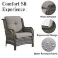 thumbnail image 3 of POCASSY Polyethylene (PE) Wicker 2 - Person Seating Group with Cushions, 3 of 6