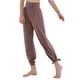 thumbnail image 2 of Pantalones de Yoga de Pierna para Mujer, Holgados y Cómodos, de Cintura Alta, con Bolsillos. Carmín L, 2 of 10
