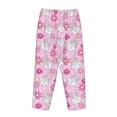 thumbnail image 5 of Xecao Sunflower Rabbit Women's Straight Lounge Pajama Pants: The Epitome of Relaxed Sleepwear, 5 of 9