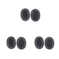 thumbnail image 3 of ziyahi Coussinets d'Oreille Coussinets d'Oreille à Réduction de Bruit Casque Coussin Ellipse Cache-Oreilles Remplacement pour Écouteurs WH-XB900N Noir 3 Ensembles, 3 of 6