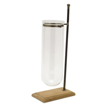 UPC 746427700344 product image for Melrose International Glass Vase on Stand - Set of 2 | upcitemdb.com