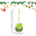 thumbnail image 3 of 12PCS Lime Green Christmas Ornaments DIY Balls, Plastic Hanging Balls Decor for Christmas Tree Xmas Home Holiday Party Decor, 3 of 7