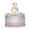 A, variant on HOARBOEG Vintage Ribbed Glass Jar with Lid, Apothecary Candy Jar for Countertop, Clear Glass Canister for Trinket Storage, Kitchen Cookie or Bathroom Cotton Holder