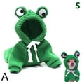 thumbnail image 3 of Fleece Dog Winter Jacket - Cute Frog Hoodie for Small Dogs and Puppies, 3 of 8