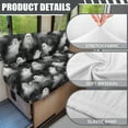 thumbnail image 6 of FOR U DESIGNS Ghost Halloween Print RV Dinette Cushion Covers 2 Pcs Comfortable Camper Cushion Slipcover Stretchable Loveseat Sofa Chair Cover Furniture Protector for RV Camper Car Bench, 6 of 7
