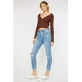 thumbnail image 6 of Kancan - Women's High Rise Mom Jeans - kc8580L, 6 of 9