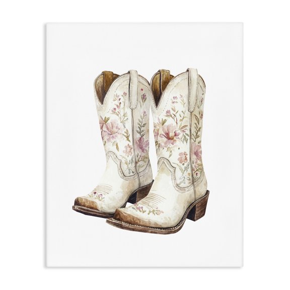 Stupell Industries Boots in Bloom Canvas Wall Art, design by Svetlana Aleynikova