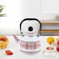 thumbnail image 3 of Toystoory Enamel Tea Kettle Tableware Teapot Water Kettle for Kitchen Picnic Camping  Teteras, 3 of 5