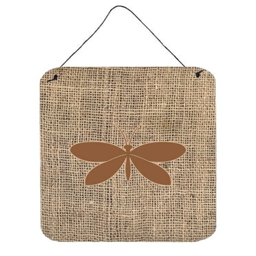 Moth Burlap and Brown BB1055 Wall or Door Hanging Prints