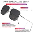 thumbnail image 4 of Anteojos de Sol AIEYEZO Tony Stark Vintage Cuadrados con Montura Metálica, 4 of 7