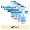 (4 pack) Pooph Pet Odor Eliminator Spray, 24 oz, Fragrance Free, No Harsh Chemicals