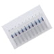 thumbnail image 3 of 10 piezas de brocas de corte de carburo para fresadora, brocas de grabado de extremo de maíz azul para maquinaria de PCB CNC (1,0 mm), 3 of 9