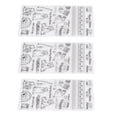 thumbnail image 4 of Clear Stamps, Widely Used Clear Pattern DIY Transparent Stamps 3Pcs Safe TPR  For Envelope ANGGREK Stamps for Card Making, 4 of 8