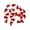 Red, variant on Trayknick 20Pcs Soft Plastic Colorful Cat Nail Caps Paw Claw Protector Cover with Glue Grey