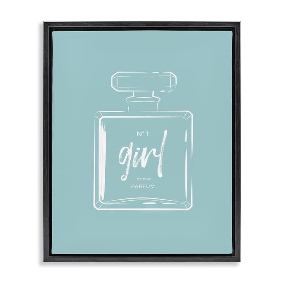 Stupell Industries Contemporary Black Floating Frame Canvas Art, 17 x 21, by Martina Pavlova