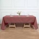 thumbnail image 1 of Mantel rectangular de poliéster color canela rosa de 182 x 304 cm de Efavormart, ideal para banquetes, bodas, fiestas y restaurantes., 1 of 8