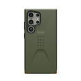 thumbnail image 3 of UAG Samsung Galaxy S24 Ultra Case 6.8" Civilian Olive Drab, Rugged Military Drop-Proof Impact Resistant Non-Slip Protective Cover, 3 of 9