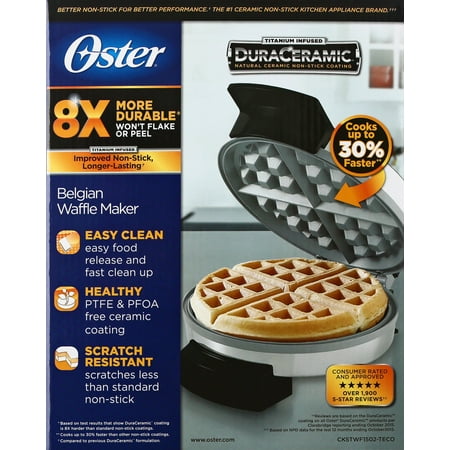 How To Easily Clean An Oster Duraceramic Waffle Maker Oster