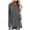 Grey, variant on Long Sleeve Shirts for Women 2026 Spring Plus Size Plain Crewneck Oversized Tshirt Blouse Tunic Tops