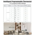 thumbnail image 3 of Riwcyla Smart WiFi Wall Thermostat Programmable Remote Control NTC Sensor LCD Display Touch Button Water Heating Warm Floor Underfloor Digital Thermoregulator Temperature Controller for Home Room, 3 of 6