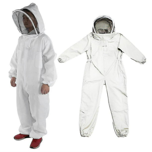 Professional Beekeeper Suit Bee Keeping All Body Hooded Beekeeping Coat New
