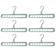 thumbnail image 1 of Estante colgante giratorio plegable de múltiples capas para interiores de hogar de 6 uds-verde nórdico$$Producto de importación No hay factura disponible MFZFUKR CPB-DE-WX197-4, 1 of 5