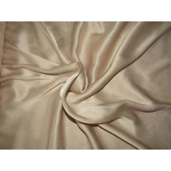 100% Silk Satin fabric 54" wide CREAM 100 grams [26.67 momme] [13000]