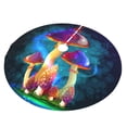 thumbnail image 2 of Kll 30" Christmas Tree Skirt Magic Mushrooms ,Fireflies Xmas Tree Skirts Mat For New Year Xmas Holiday Party Indoor Outdoor Home Decoration, 2 of 9